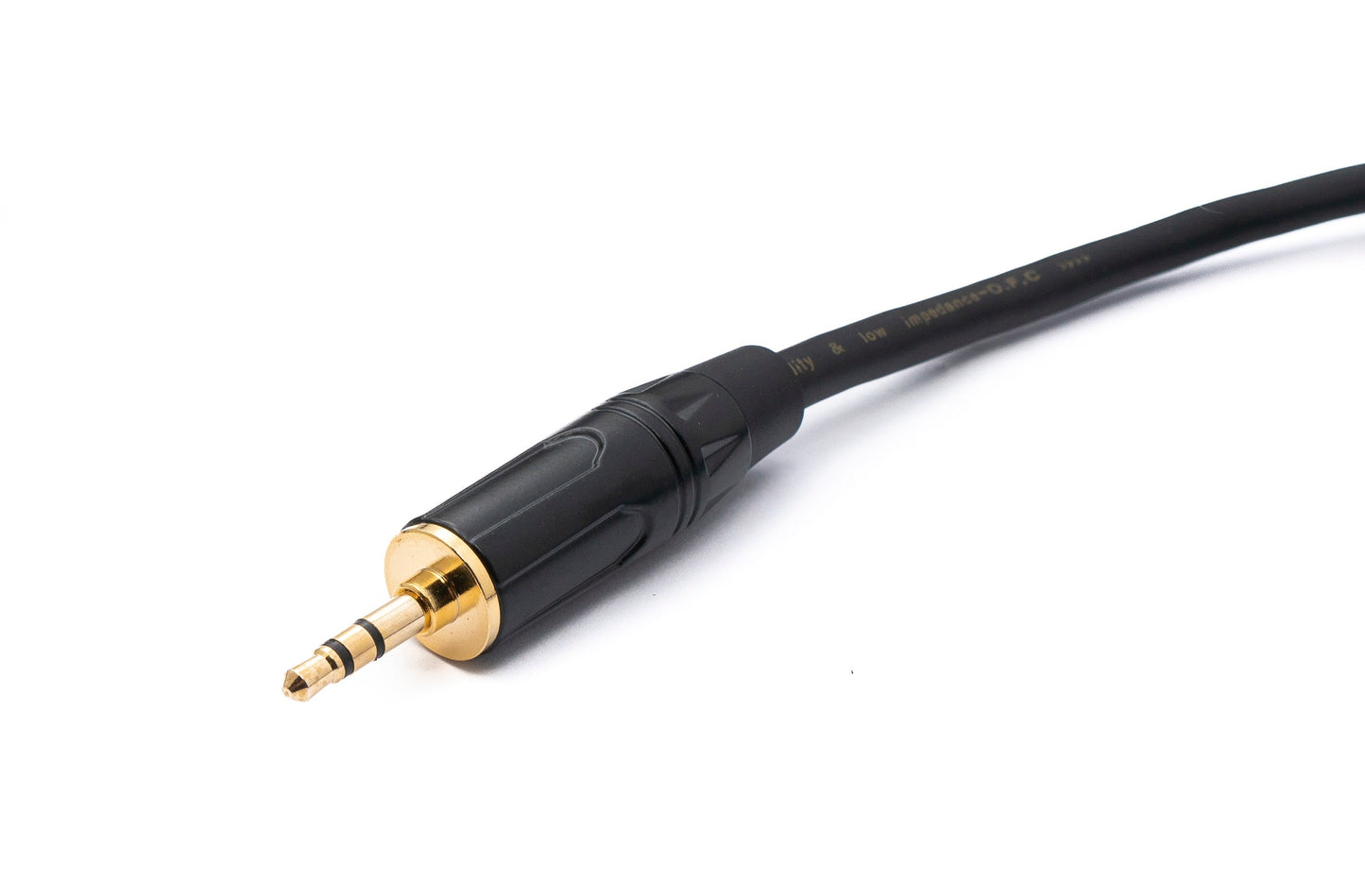 SYSTEM-S Audio XLR Kabel 100 cm 3 polig Stecker zu Klinke AUX 3,5 mm 3 polig TRS Stecker
