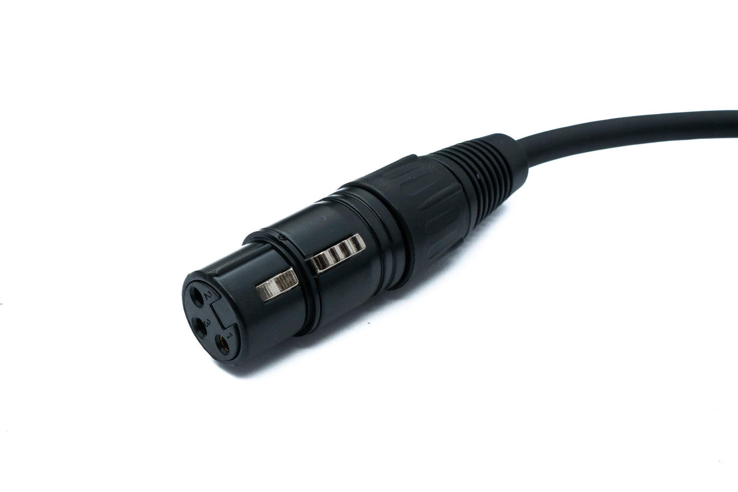 SYSTEM-S Audio XLR Kabel 100 cm 3 polig Buchse zu Klinke AUX 6,35 mm 2 polig TS Stecker