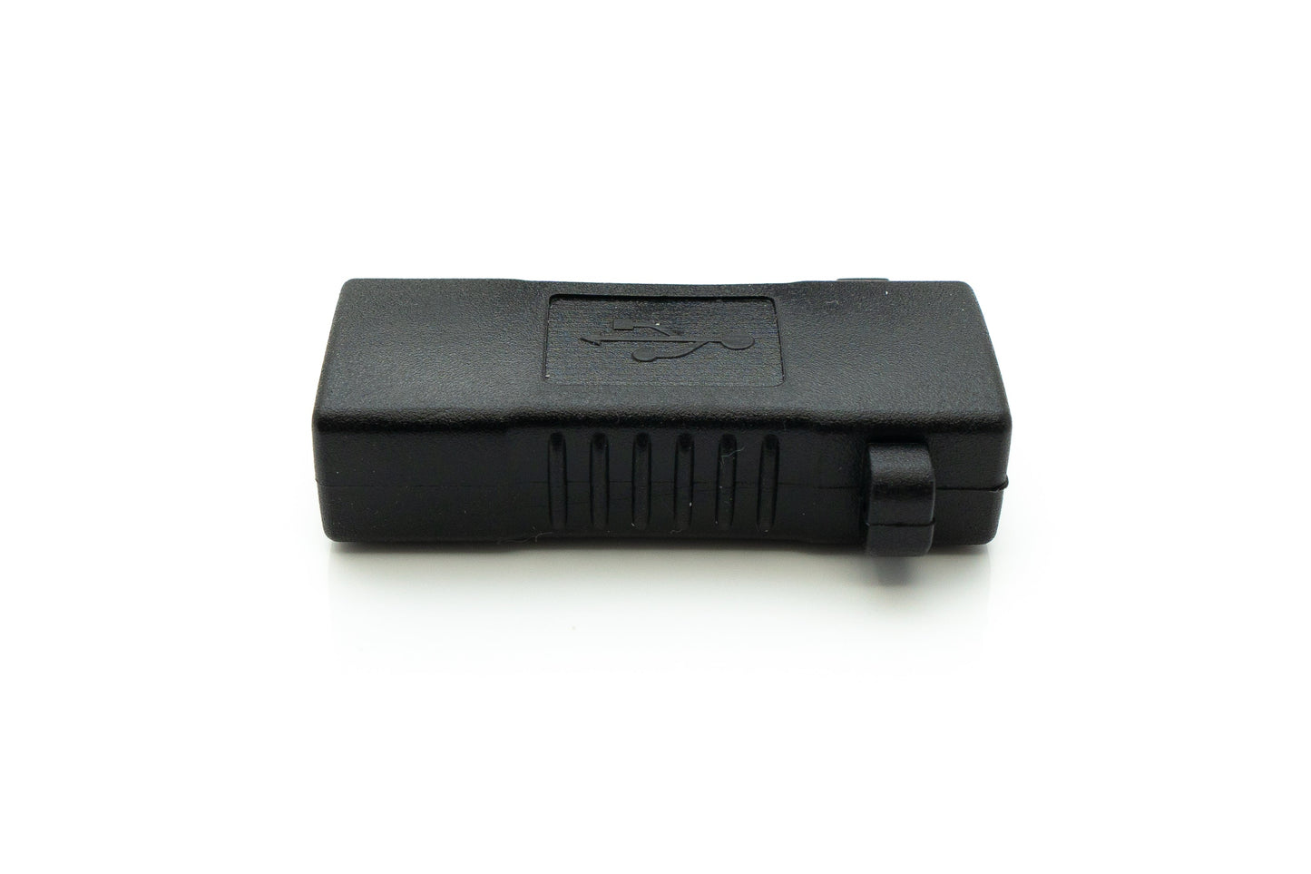 SYSTEM-S USB 2.0 Adapter Typ A Buchse zu Buchse Schraube Kabel in Schwarz