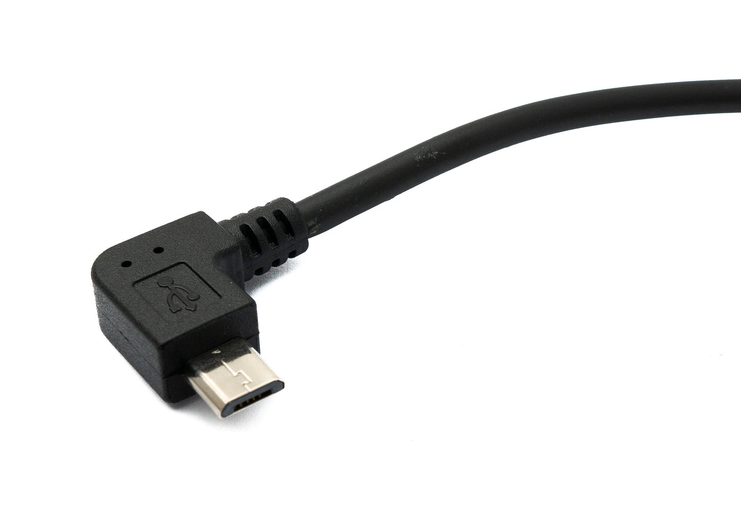 SYSTEM-S USB 2.0 cable 30 cm Micro B male to male in black