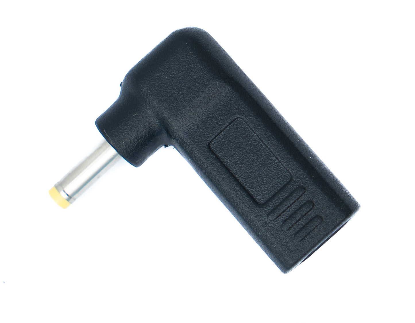 SYSTEM-S USB 3.1 Adapter Typ C Buchse zu DC 19V 4,0 x 1,7 mm Stecker Winkel in Schwarz