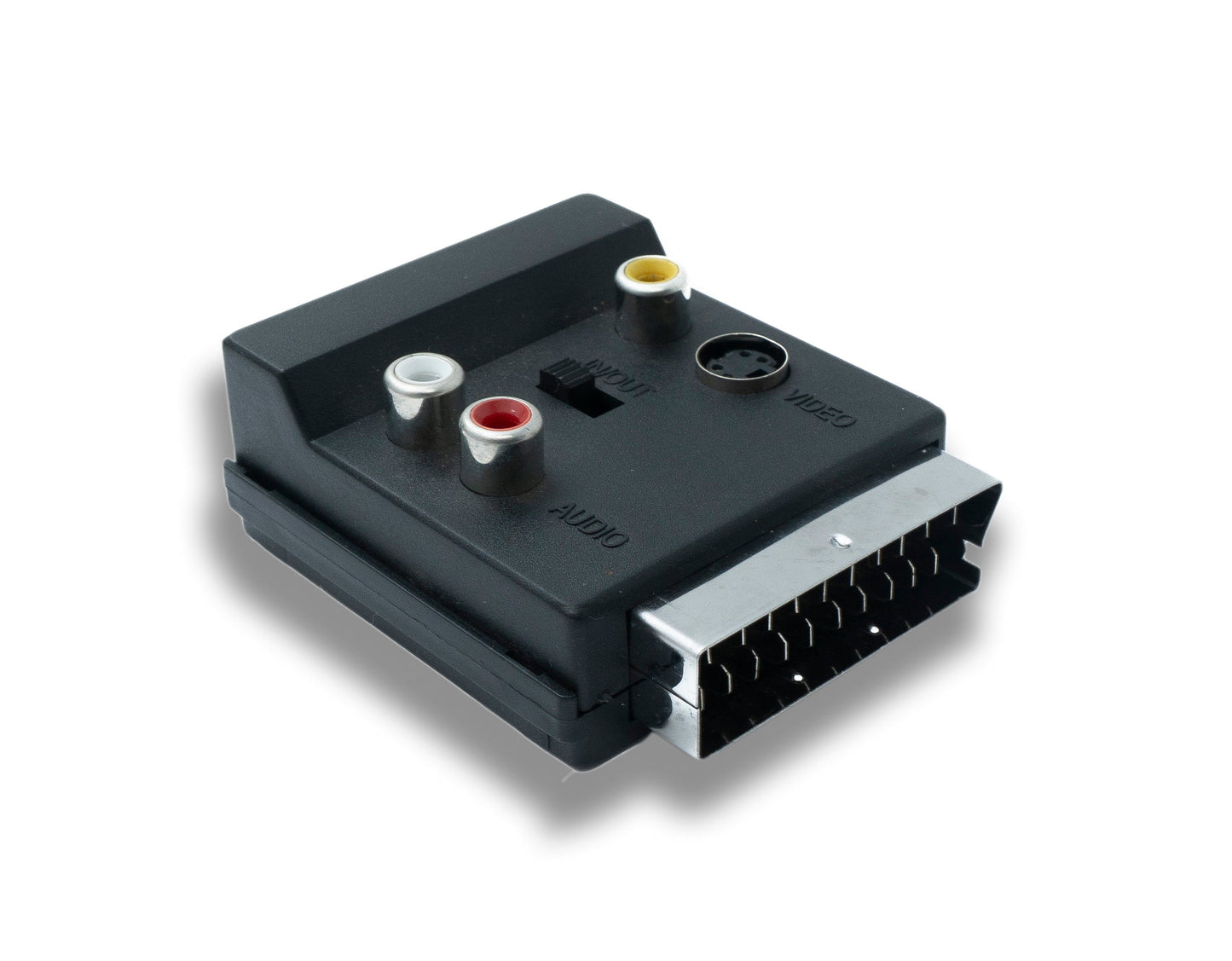 SYSTEM-S SCART Converter 21P Stecker zu Buchse RCA 3 polig S-Video Buchse Adapter