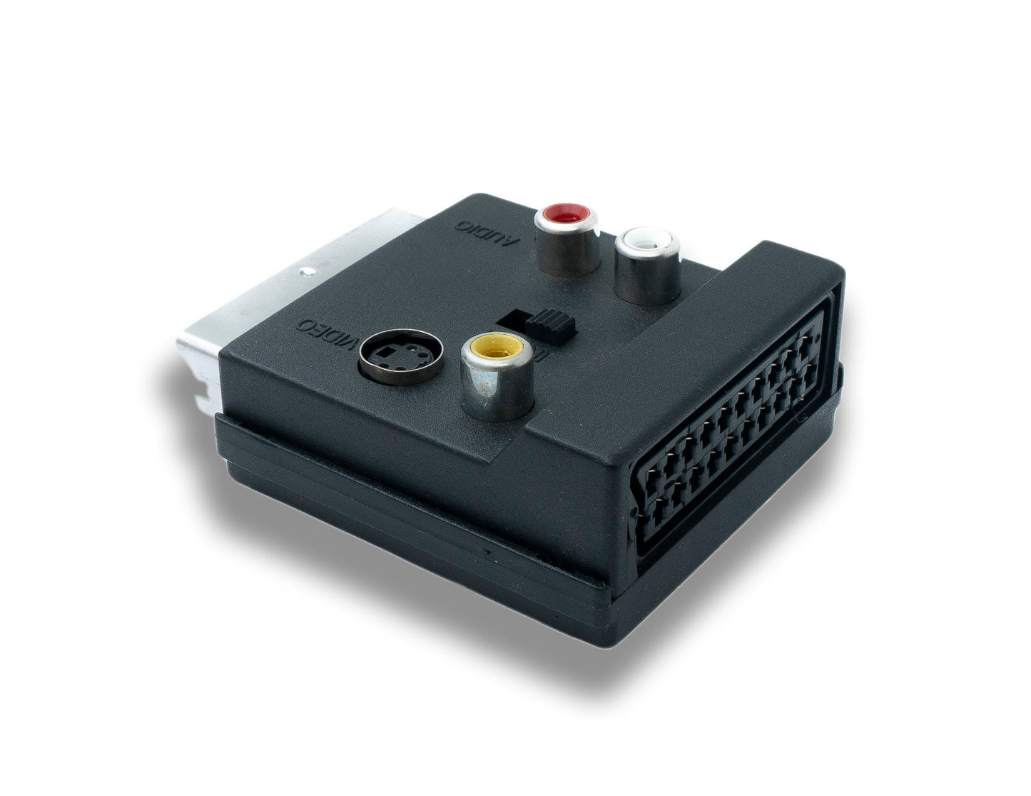 SYSTEM-S SCART Converter 21P Stecker zu Buchse RCA 3 polig S-Video Buchse Adapter