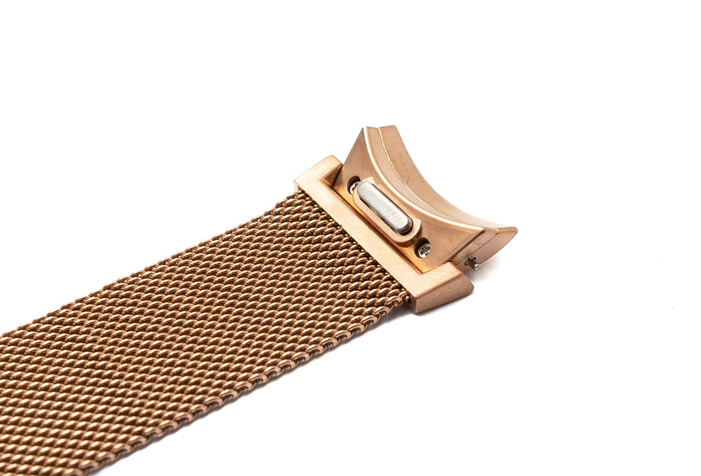 SYSTEM-S Armband Milanaise aus Metall für Galaxy Watch 6 Classic Smartwatch in Rosa