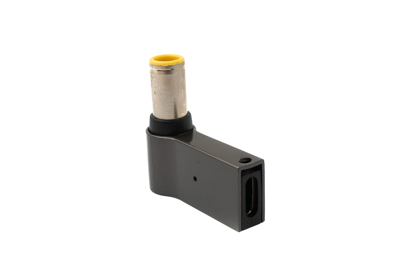 SYSTEM-S USB 3.1 Adapter Typ C Stecker zu DC 20V 7,9 x 5,5 mm Buchse in Grau