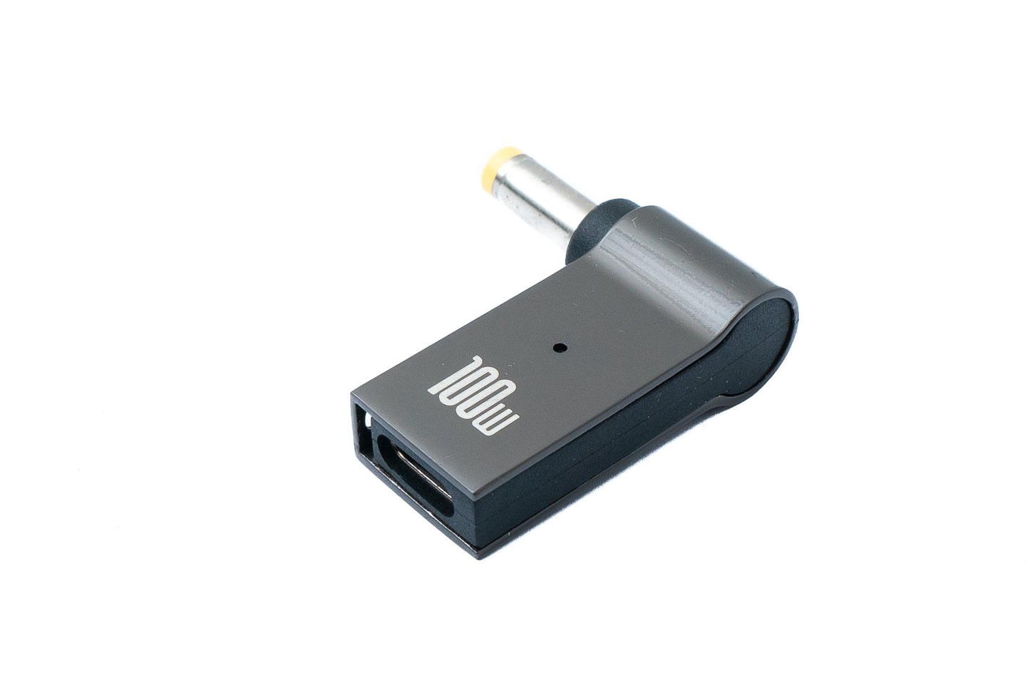SYSTEM-S USB 3.1 Adapter Typ C Stecker zu DC 20V 4,8 x 1,7 mm Buchse in Grau