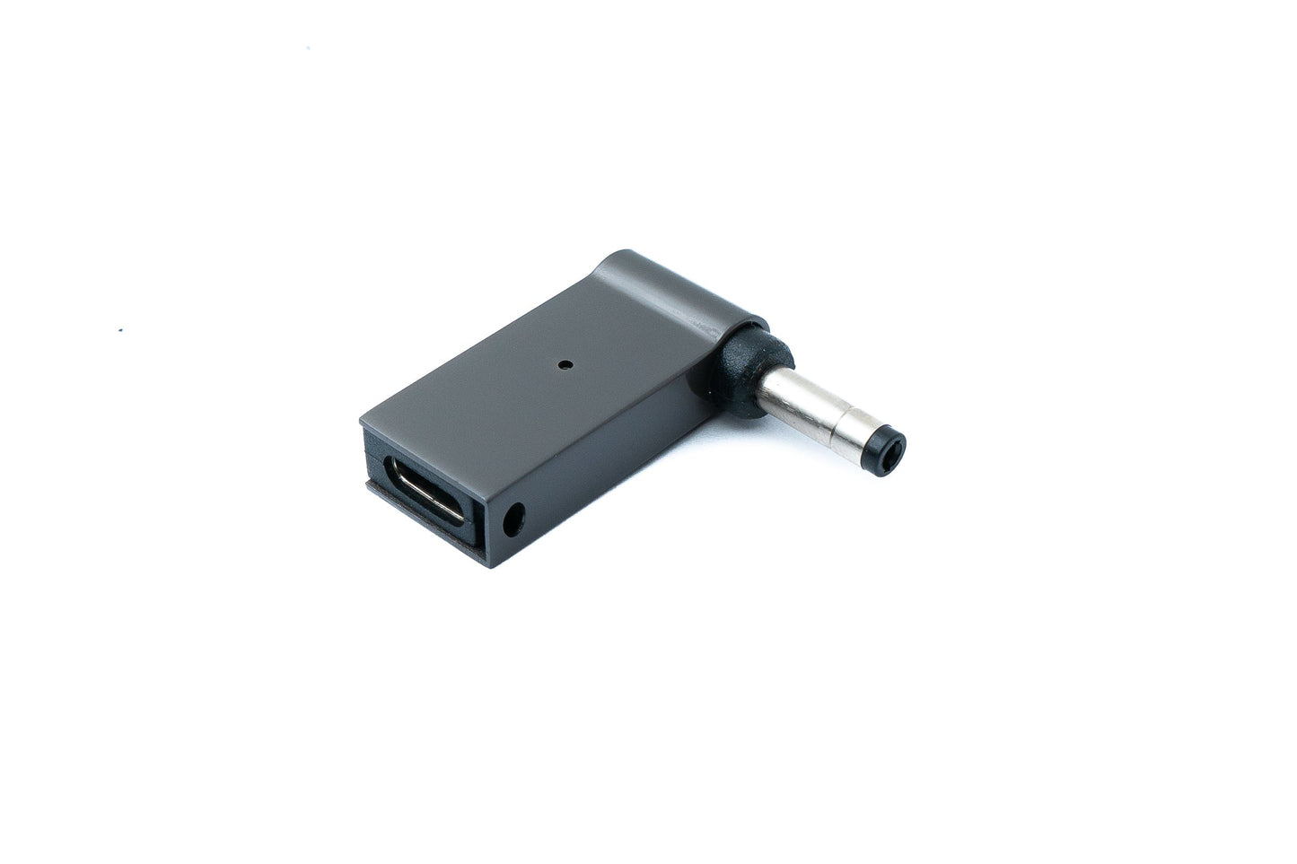 SYSTEM-S USB 3.1 Adapter Typ C Stecker zu DC 20V 4,0 x 1,7 mm Buchse in Grau