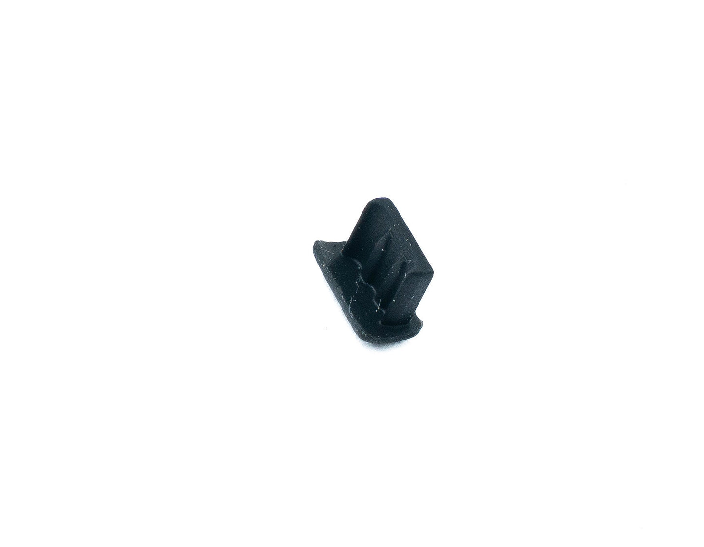 SYSTEM-S 10x Mini USB Port Cover Silicone Anti Dust Protection 7 x 2 mm Plug