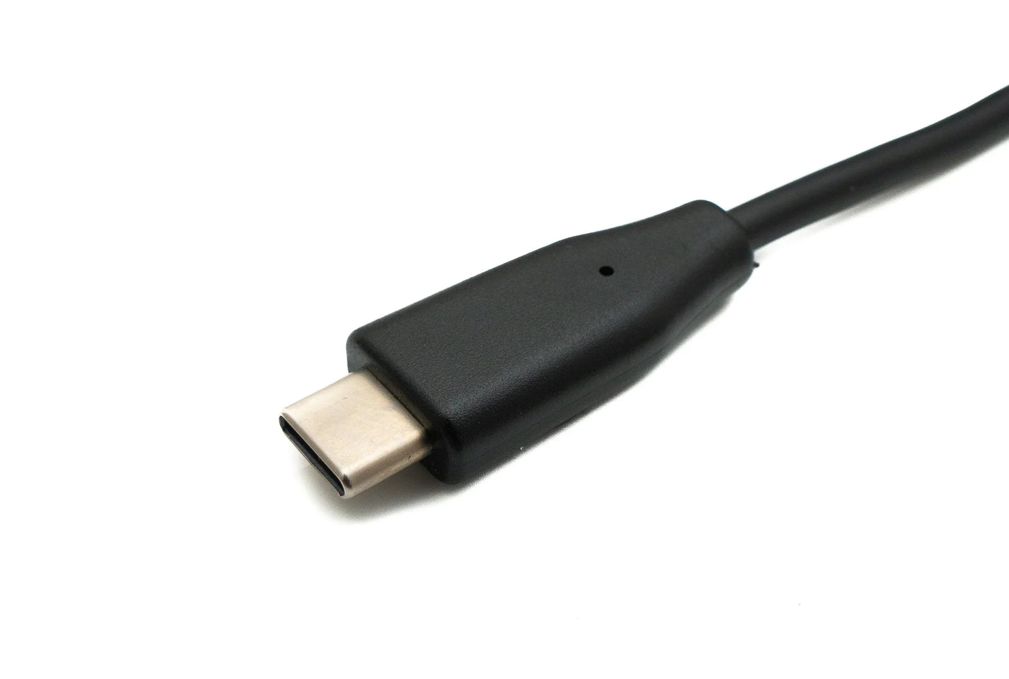 System-S USB Type C 3.1 zu USB 2.0 Spiralkabel Datenkabel Ladekabel Kabel 30 -50 cm schwarz