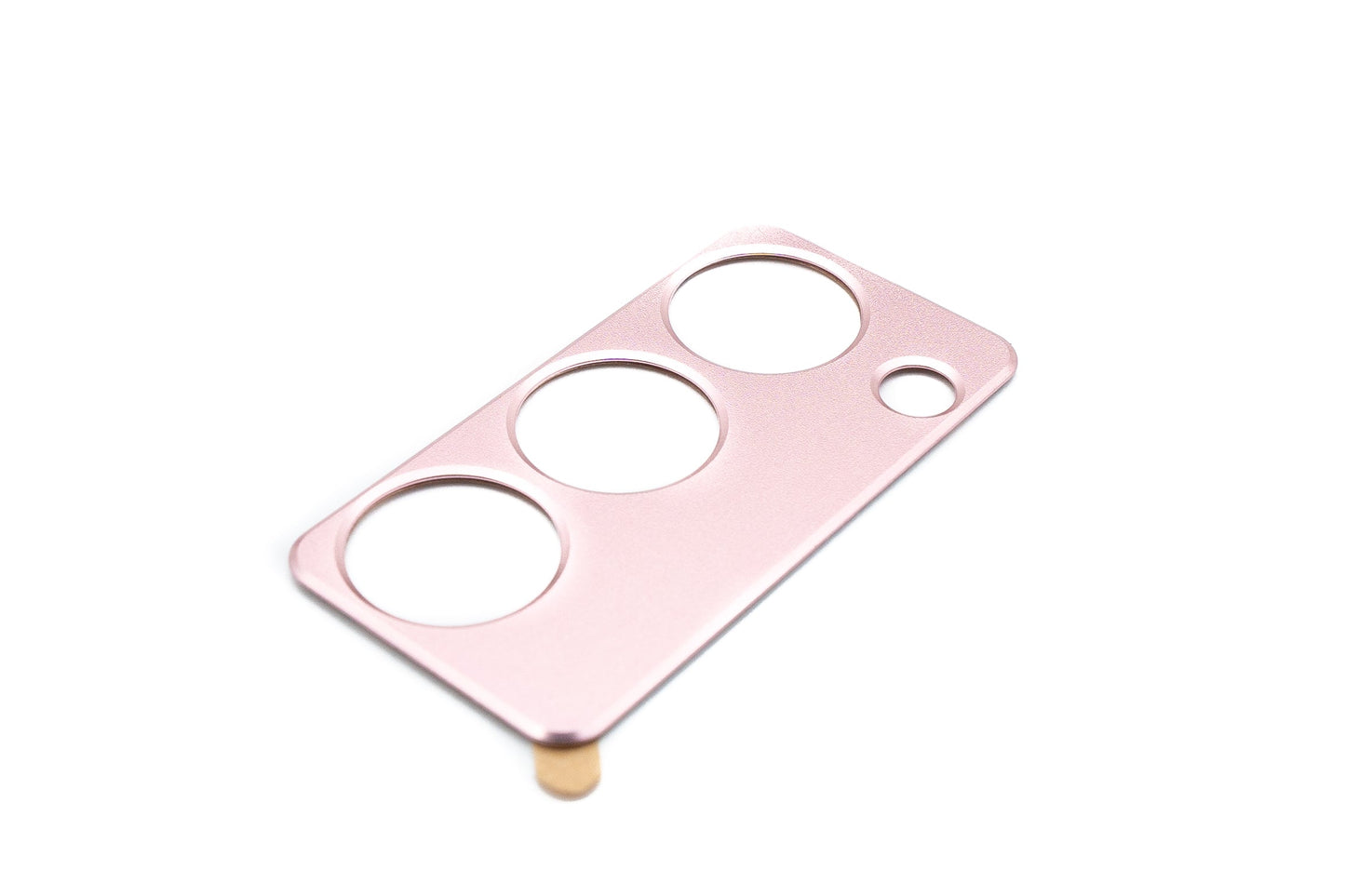 SYSTEM-S Kamera Schutz Linse Abdeckung Aluminium für Samsung Galaxy Z Fold2 5G in Pink