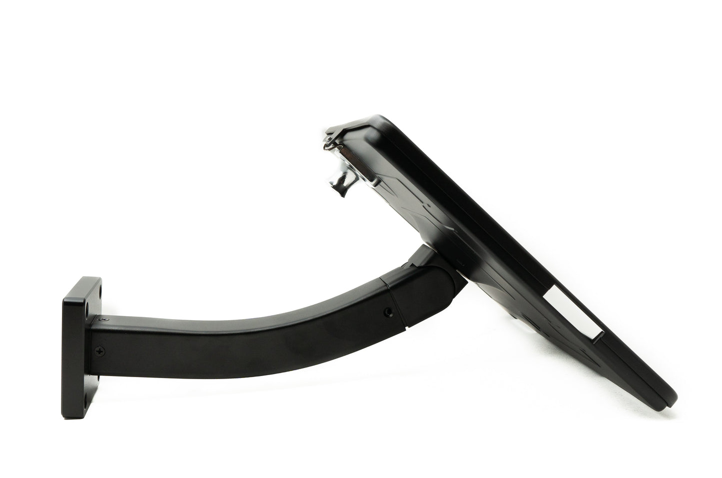 SYSTEM-S Wand Halterung abschließbar für Microsoft Surface Pro 11 10 9 13.0" in Schwarz