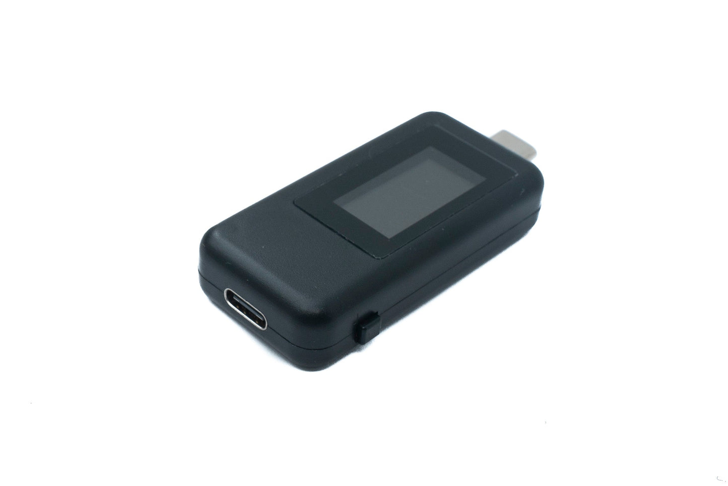 SYSTEM-S USB 3.1 Multimeter Spannung Watt Leistung Messgerät Typ C Tester in Schwarz