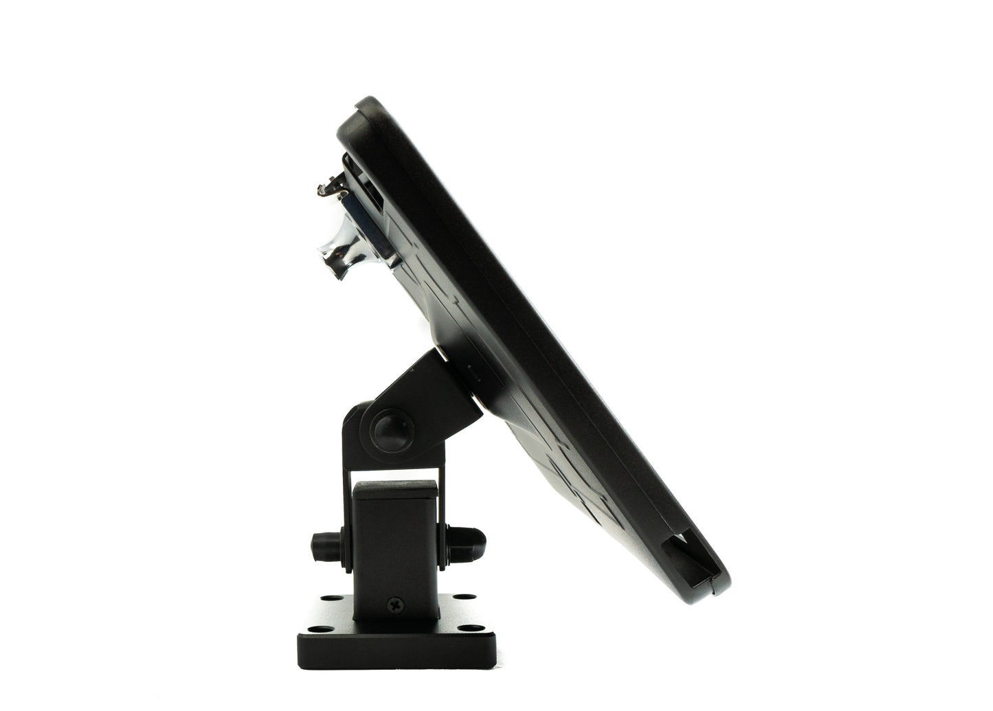 SYSTEM-S Wand Decke Halterung abschließbar 180° neigbar für iPad 10.2" 9 8 7 in Schwarz