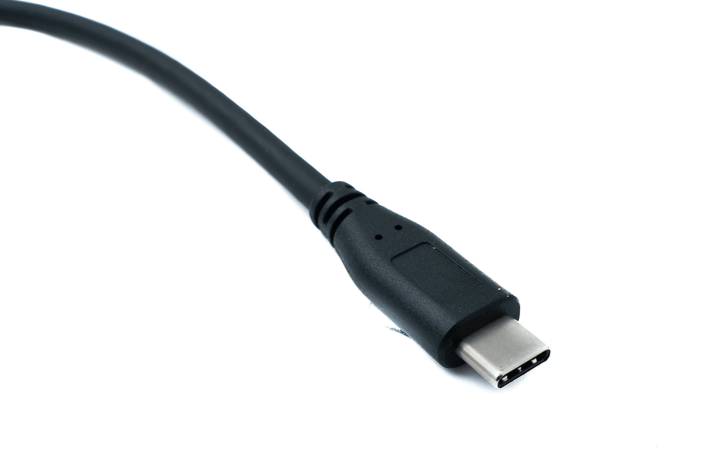 SYSTEM-S USB 3.1 Kabel 30 cm Typ C Stecker zu 3.0 A Stecker Winkel 5 Gbit/s Adapter in Schwarz
