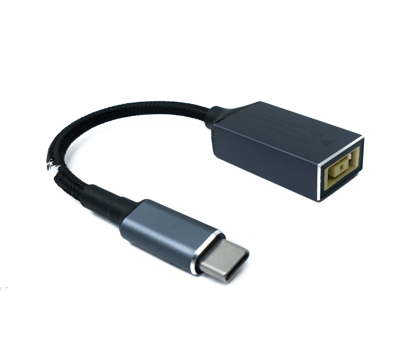 SYSTEM-S USB 3.1 Kabel 15 cm Typ C Stecker zu Lenovo Square Buchse geflochten
