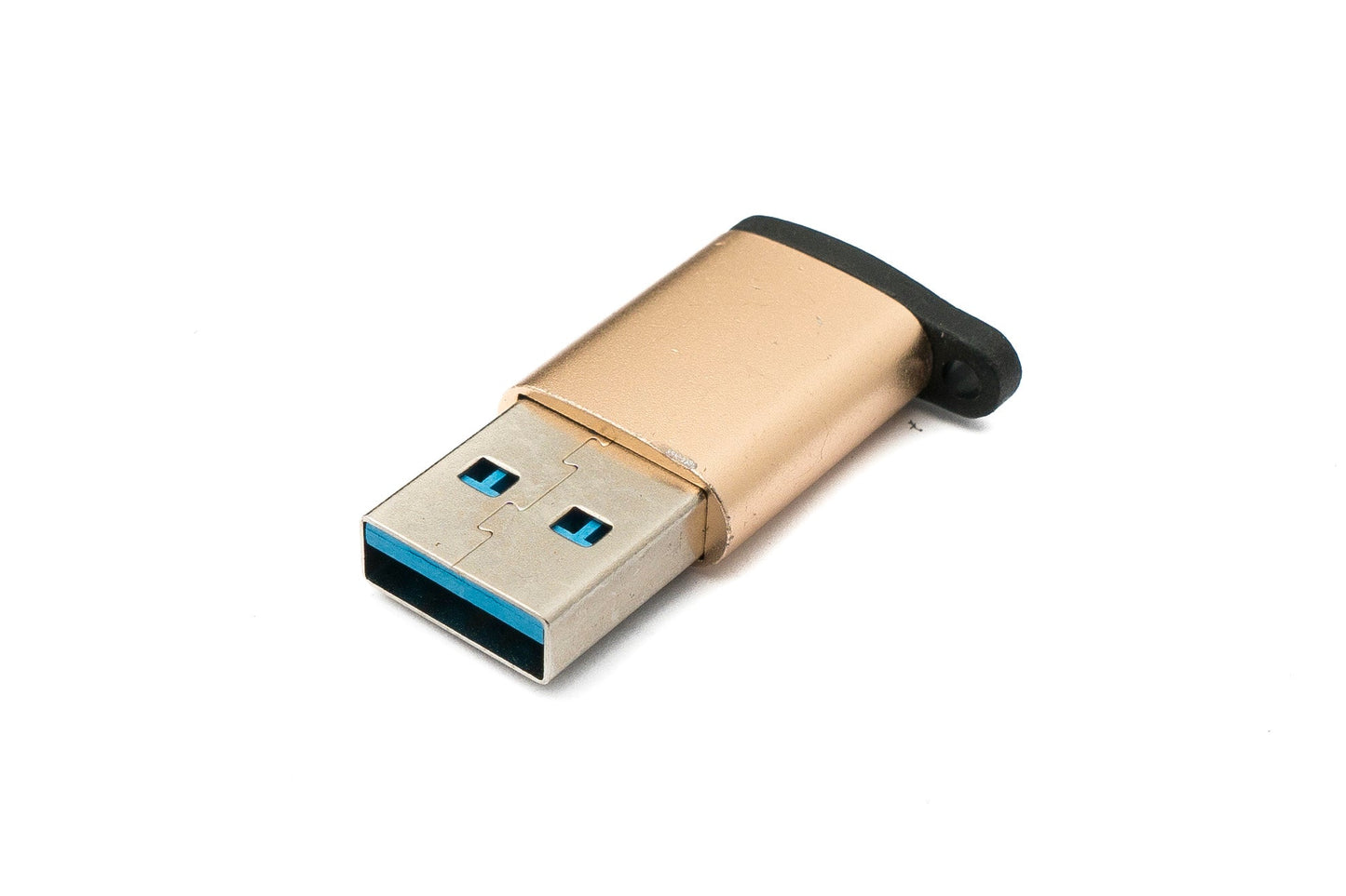 SYSTEM-S USB 3.1 Adapter Typ C Buchse zu 3.0 A Stecker Schlaufe 5 Gbit/s 100W in Rosa Gelb