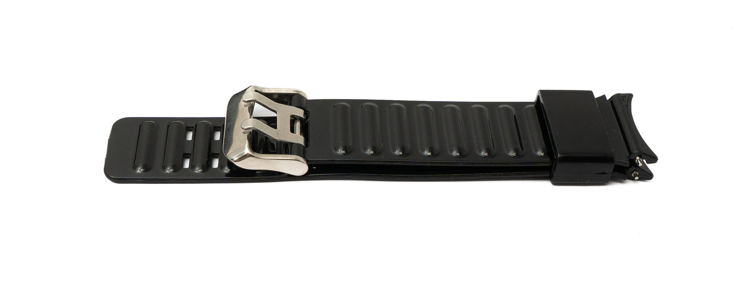 SYSTEM-S Armband 20 mm aus TPU für Samsung Galaxy Watch 5 4 Smartwatch in Schwarz