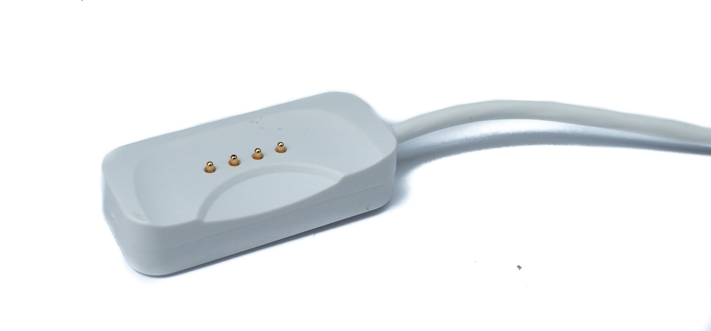 USB 2.0 Kabel 100 cm für Oppo Watch 4 3 2 1 pro SE für OnePlus Watch 2 Smartwatch in Weiß
