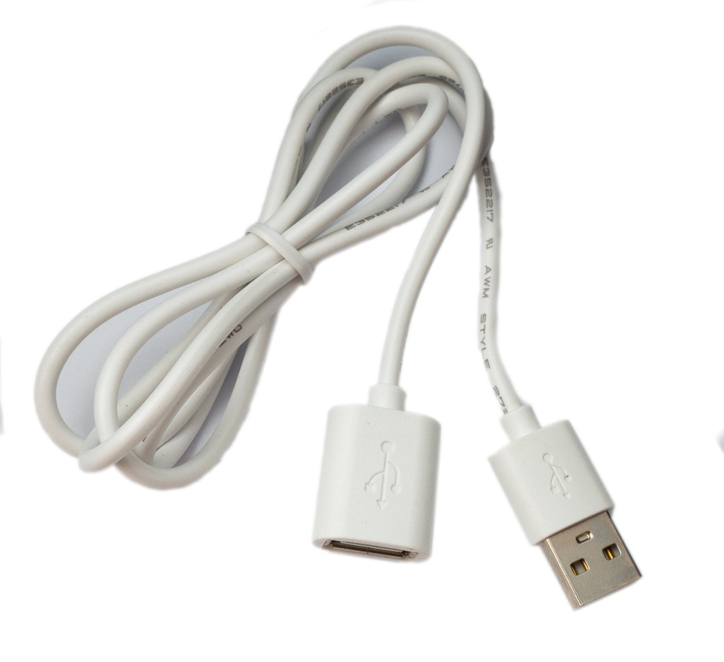 SYSTEM-S USB 2.0 Kabel 96 cm Ladekabel für Huawei Honor Band 5i Smartwatch Weiß