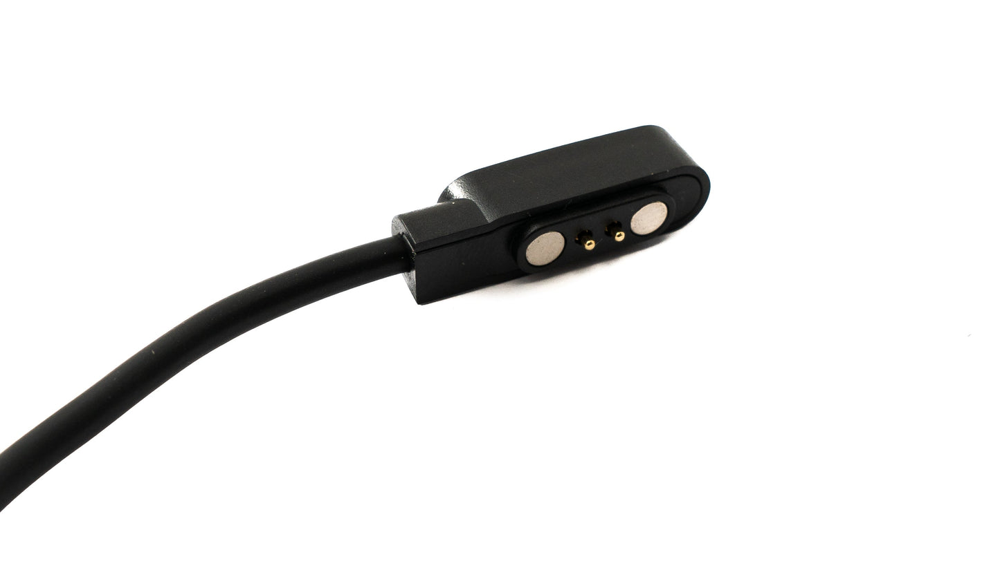 SYSTEM-S USB 2.0 Kabel 60 cm Ladekabel für Xiaomi Haylou GST LS09B in Schwarz