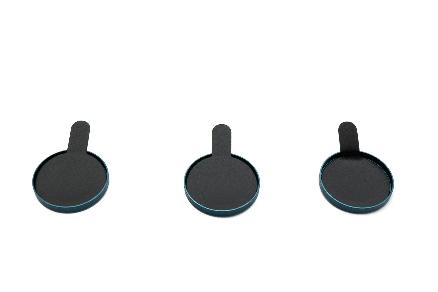 SYSTEM-S Kamera Schutz Linse Objektiv Abdeckung aus Glas für iPhone 12 Pro Max in Blau