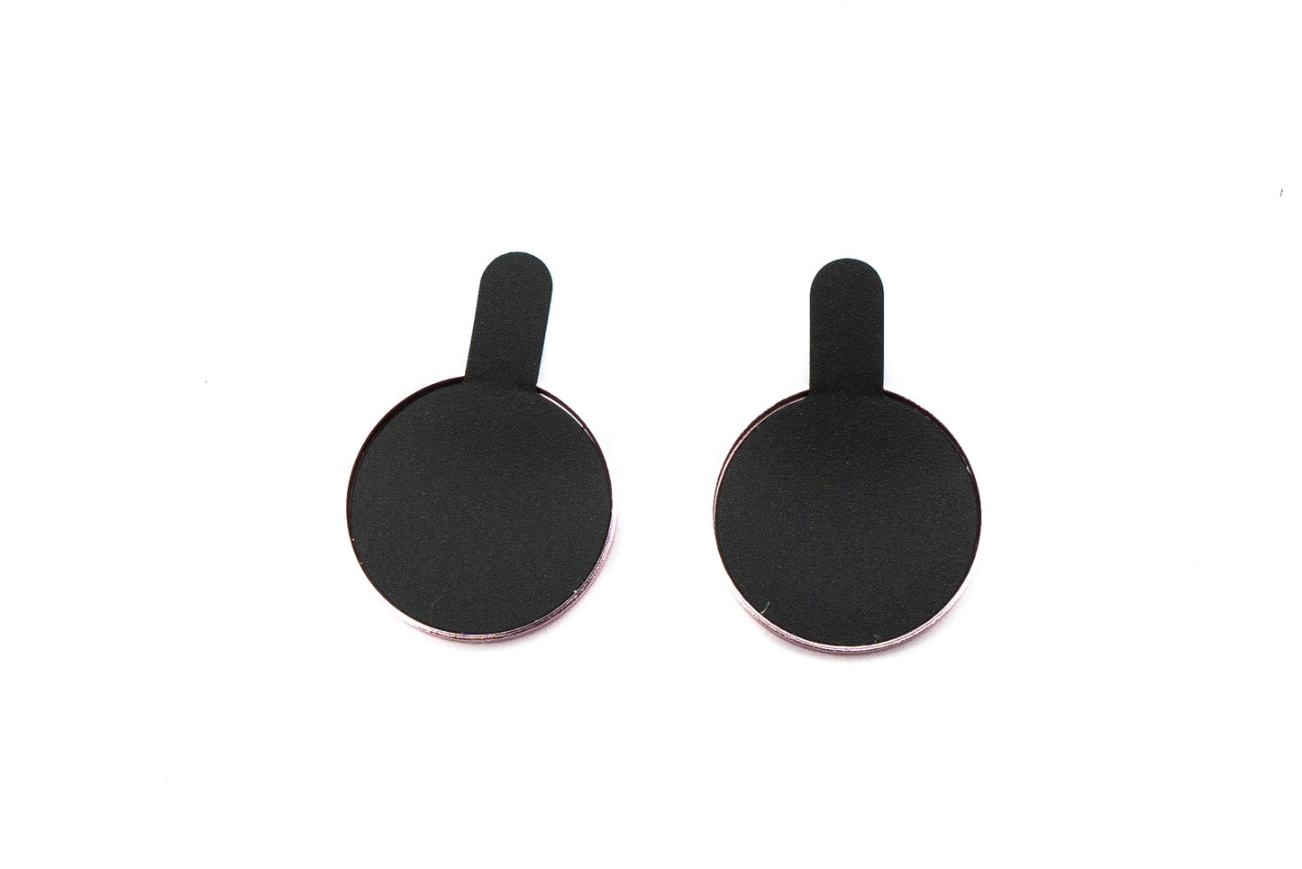 SYSTEM-S Camera Protection Lens Cover made of Glass Metal for iPhone 13 + Mini Purple