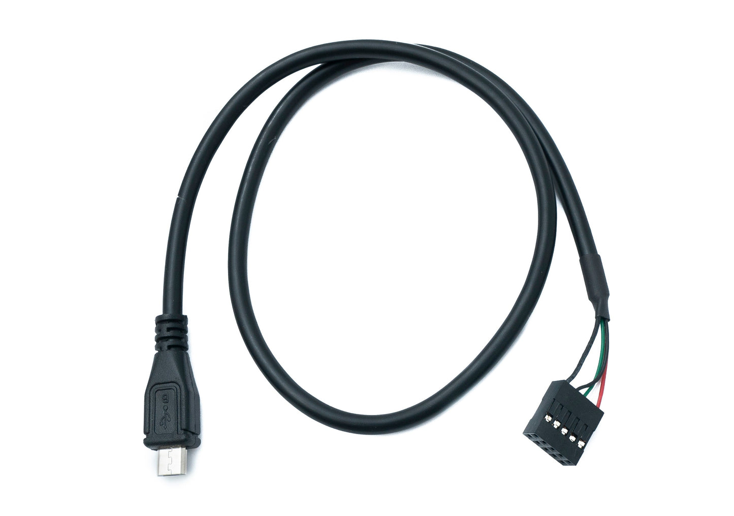 SYSTEM-S USB 2.0 Kabel 50 cm Micro B Stecker zu 9 Pin Dupont Buchse 9Pin Buchse
