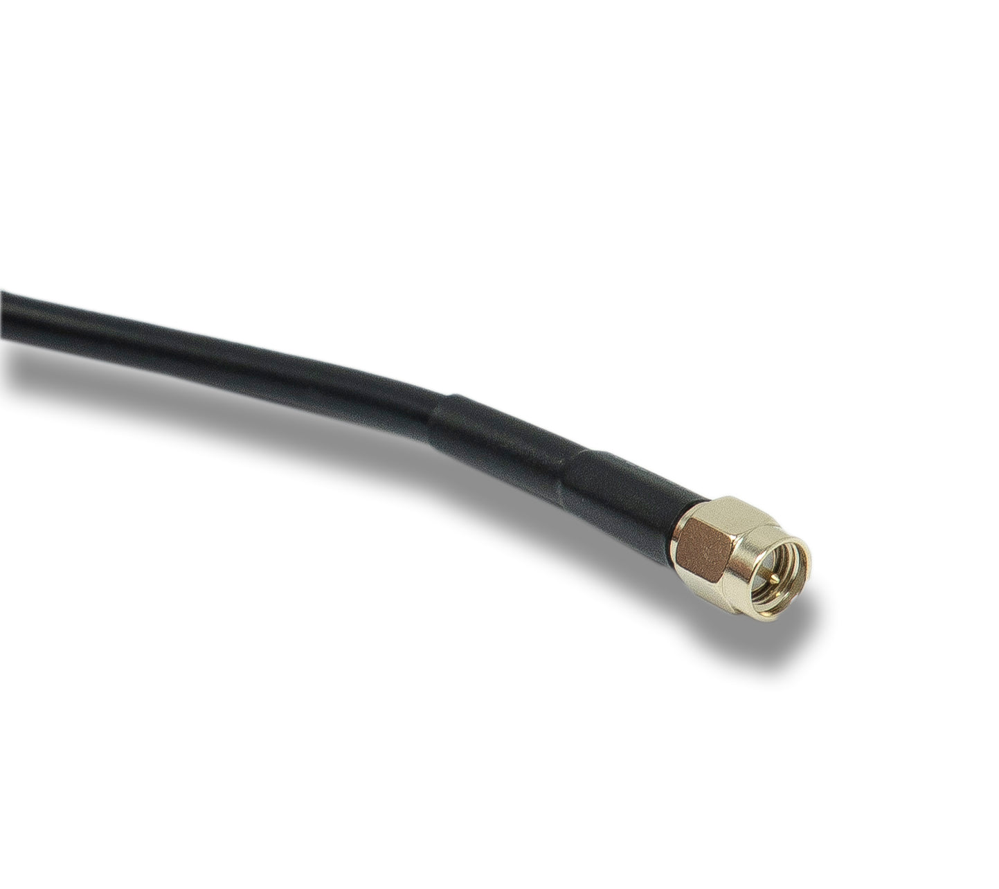 SYSTEM-S Koaxial Kabel 60 cm RG58 Stecker zu Stecker RG58C/U SMA