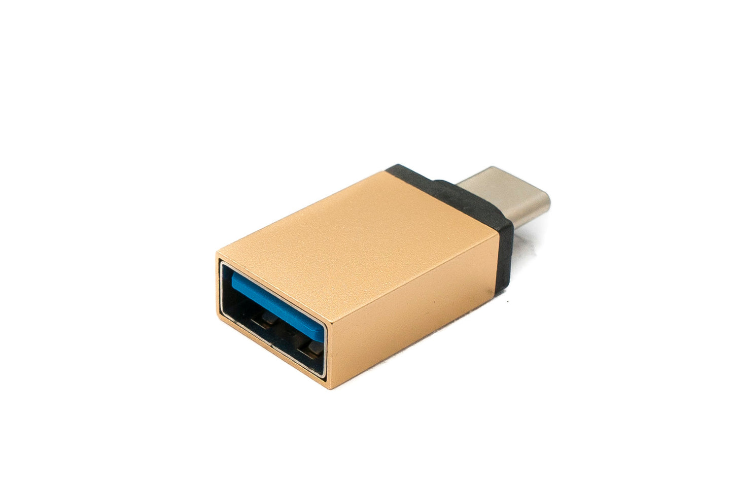 SYSTEM-S USB 3.1 Adapter Type C Male to 3.0 A Female 5 Gbit/s in Pink Yellow