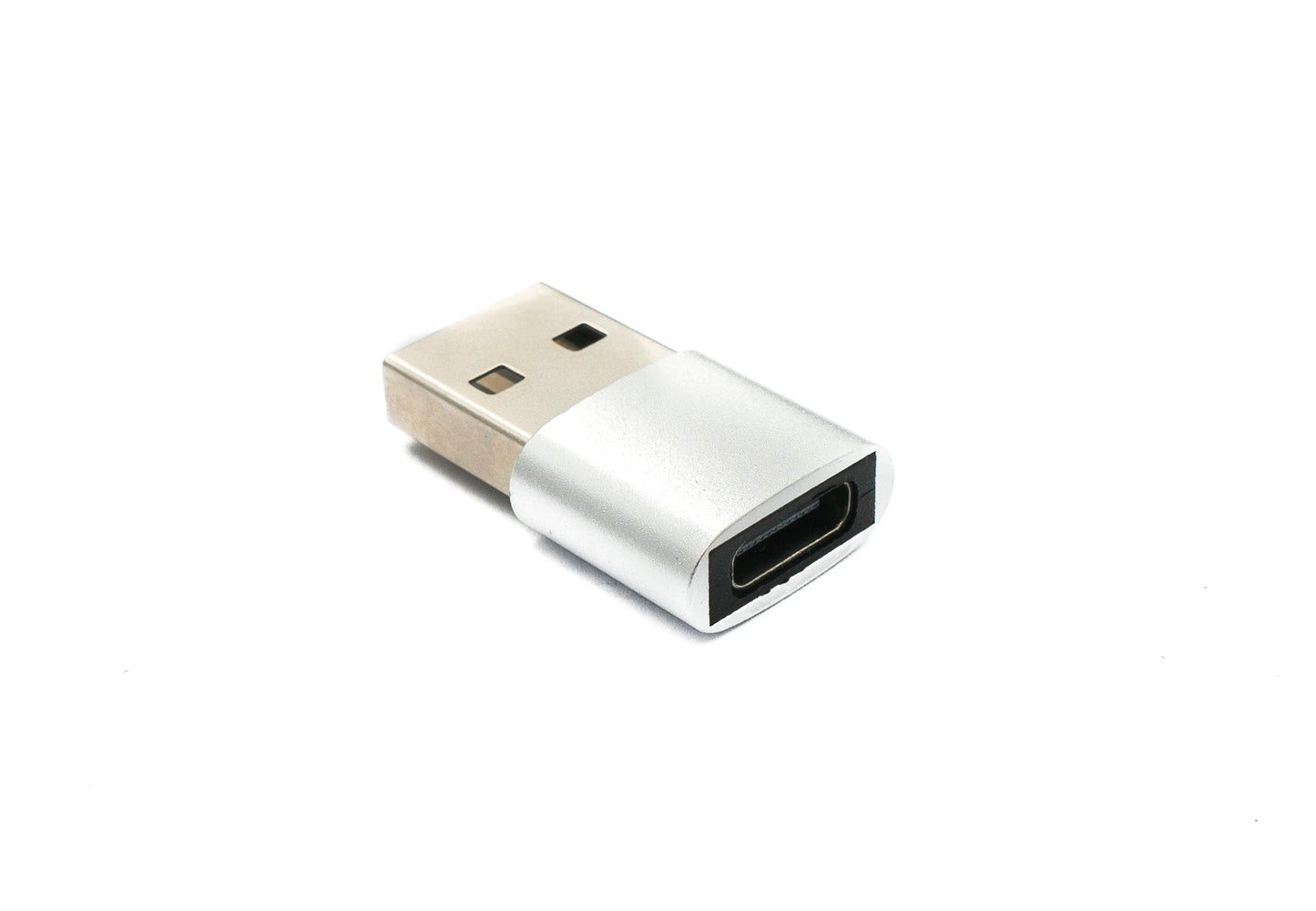 SYSTEM-S USB 3.1 Adapter Typ C Buchse zu 2.0 Typ A Stecker in Anthrazit