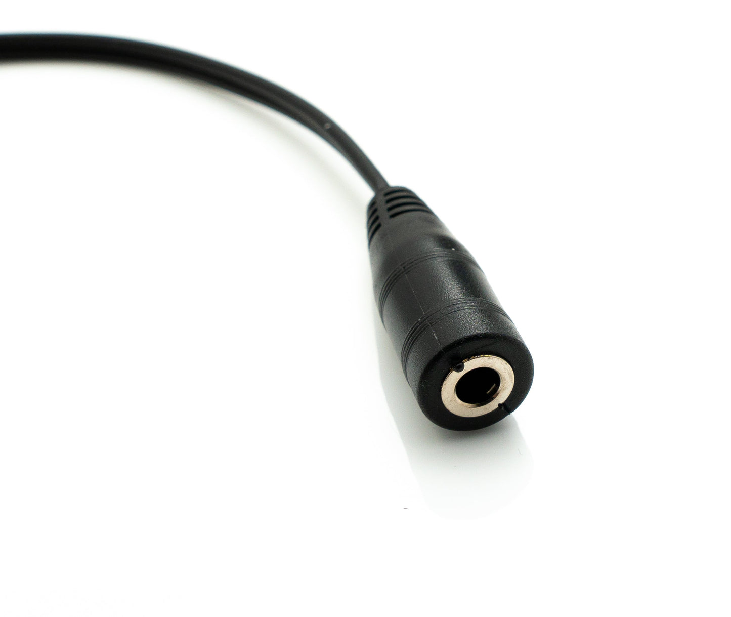 SYSTEM-S Audio Y Cable 20 cm Stereo AUX Jack 3.5mm Female to 2x Male Adapter Black
