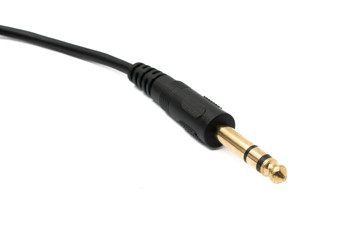 SYSTEM-S Audio Kabel 150 cm Stereo AUX Klinke 6,35 mm Stecker zu 3,5 mm Buchse Schwarz