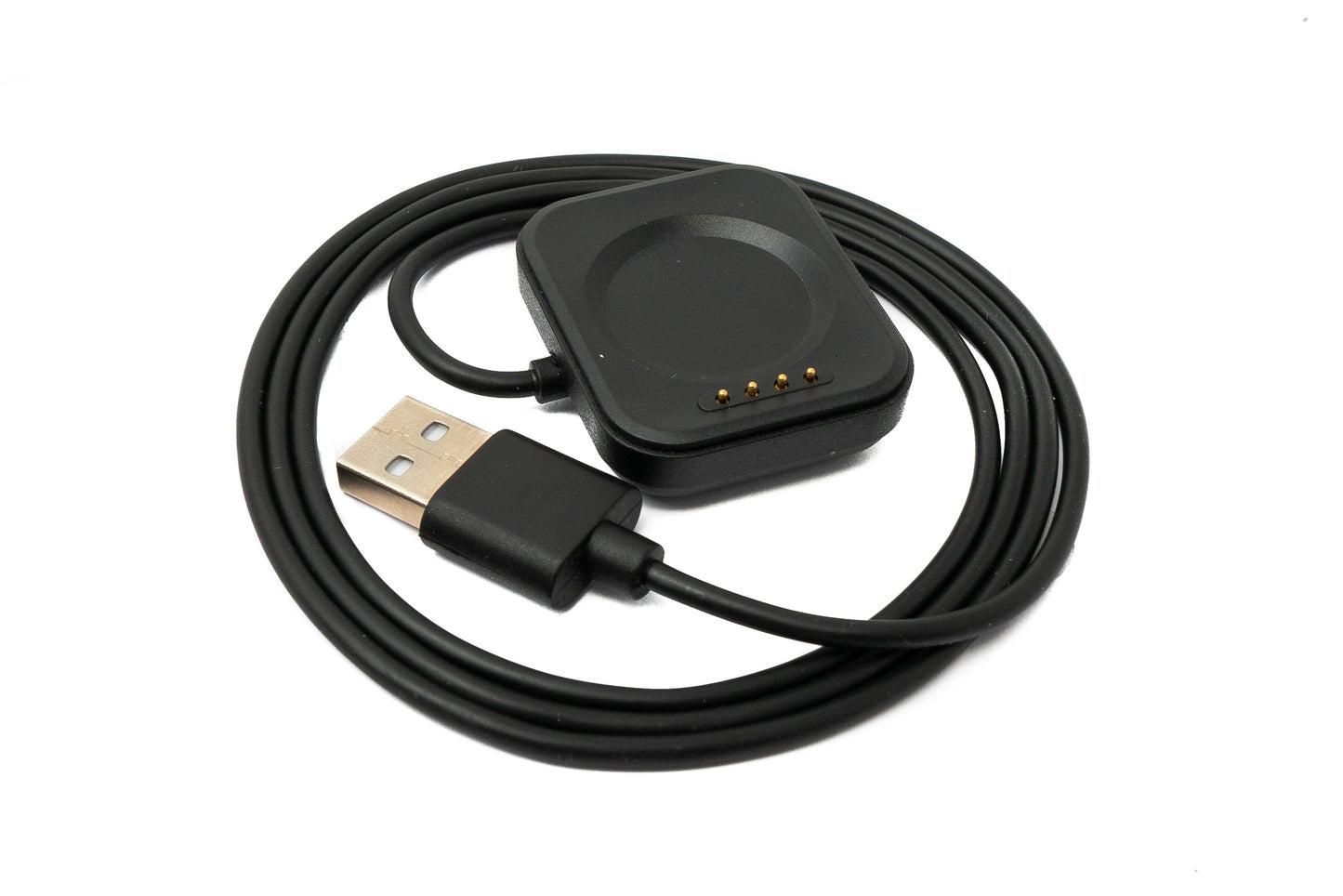 SYSTEM-S USB 2.0 Kabel 100 cm Ladekabel für Oppo Band 3 Pro 3 2 Smartwatch in Schwarz