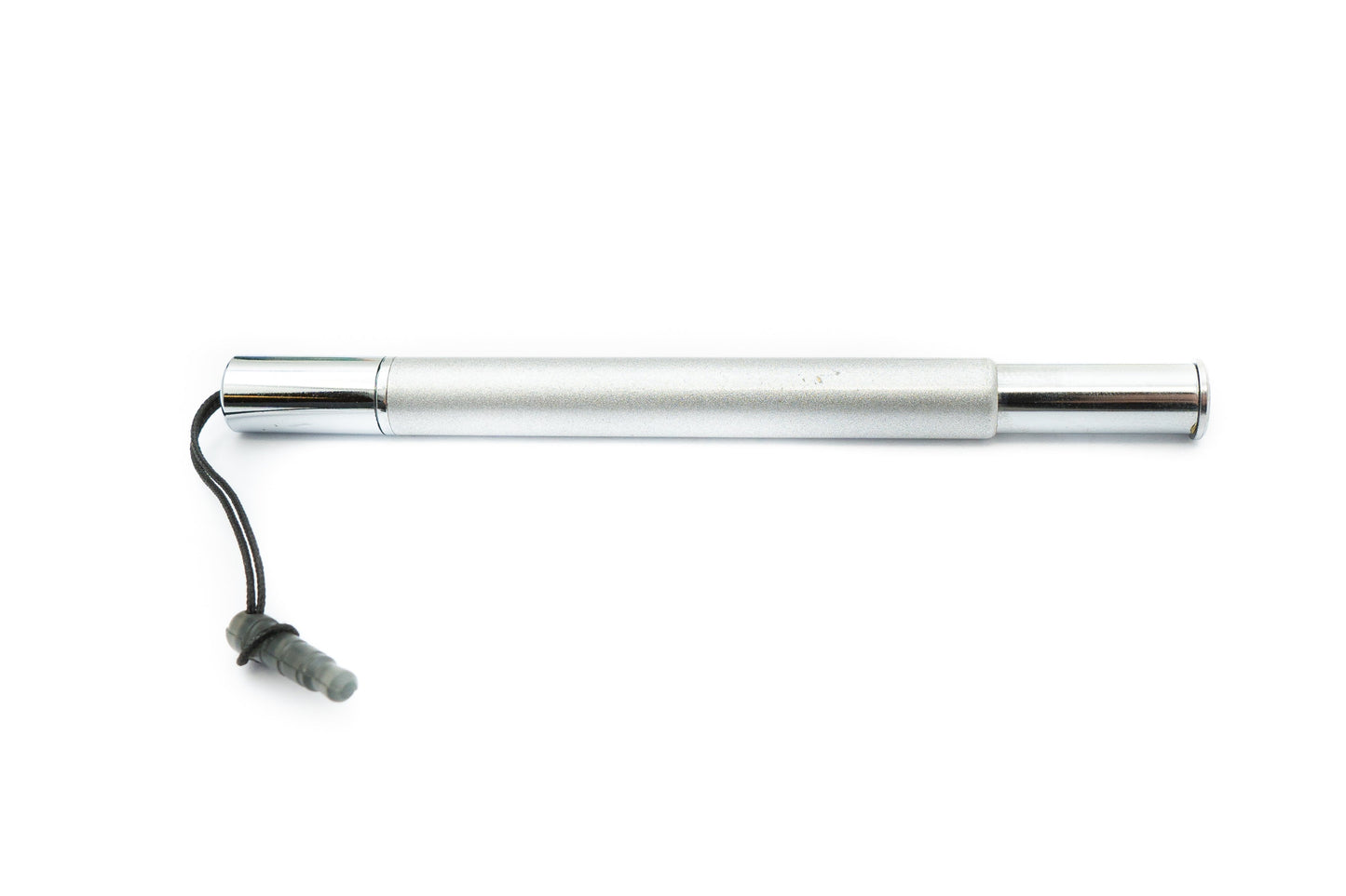 SYSTEM-S Touchpen Stylus aus Aluminium in Grau für Tablet Smartphone Laptop Surface