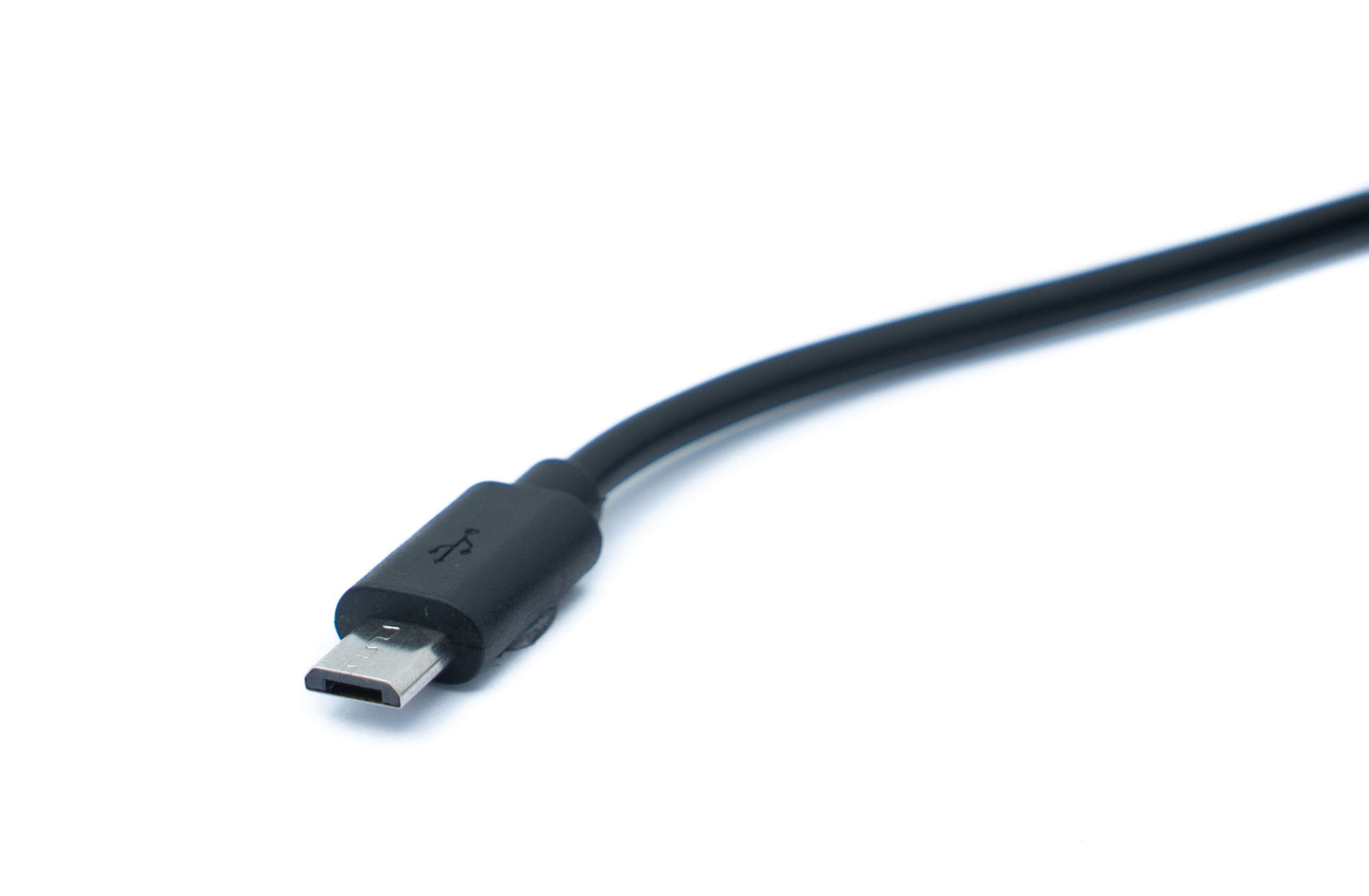 SYSTEM-S USB 2.0 Kabel 5 m Micro B Stecker zu Typ A Stecker in Schwarz
