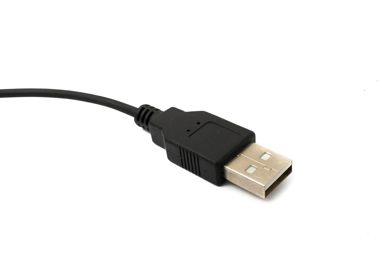 SYSTEM-S USB 2.0 cable 120 cm Type A male to Micro B male spiral angle in black