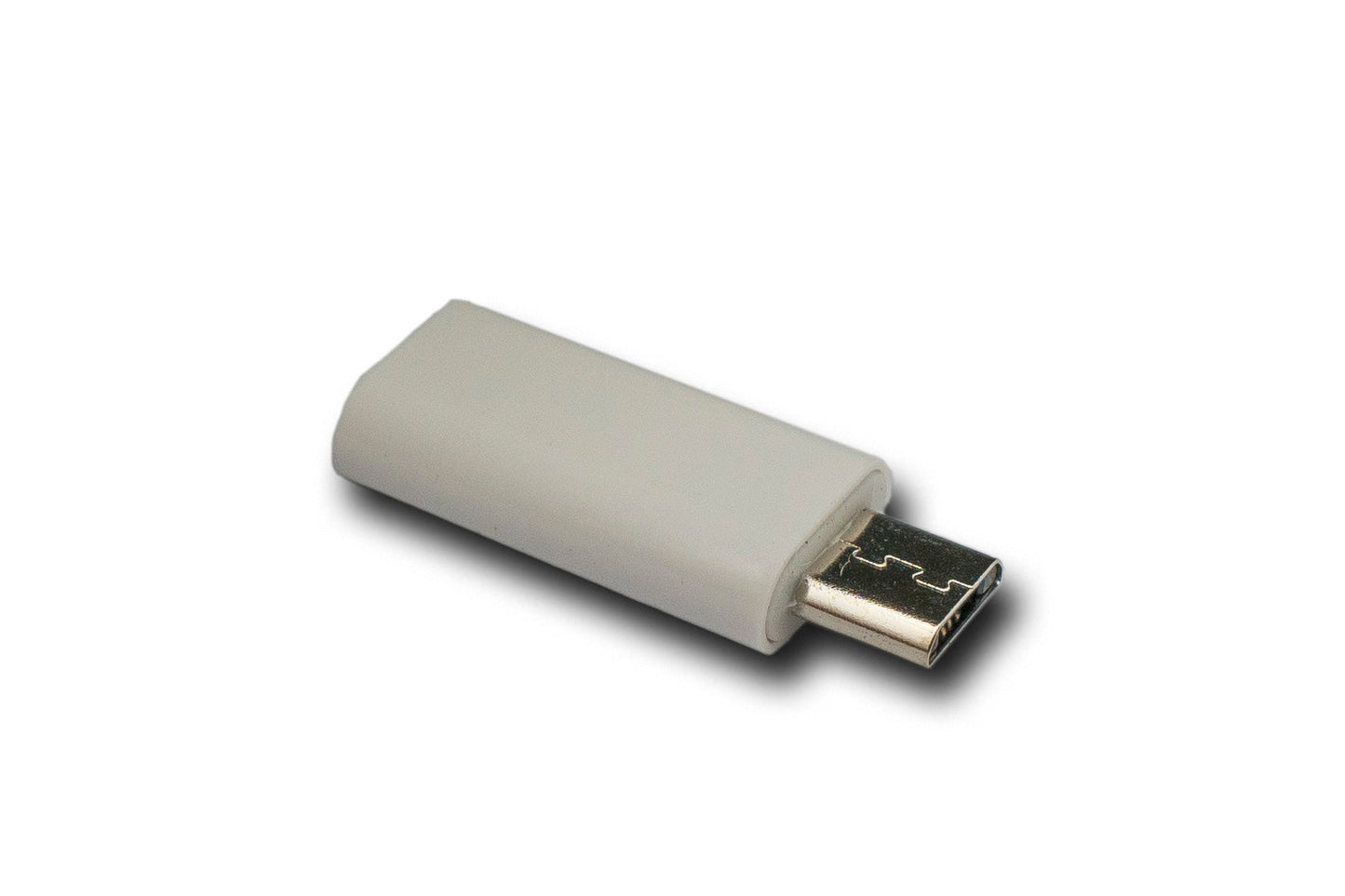 SYSTEM-S USB 3.1 Adapter Typ C Buchse zu 2.0 Micro B Stecker in Weiß