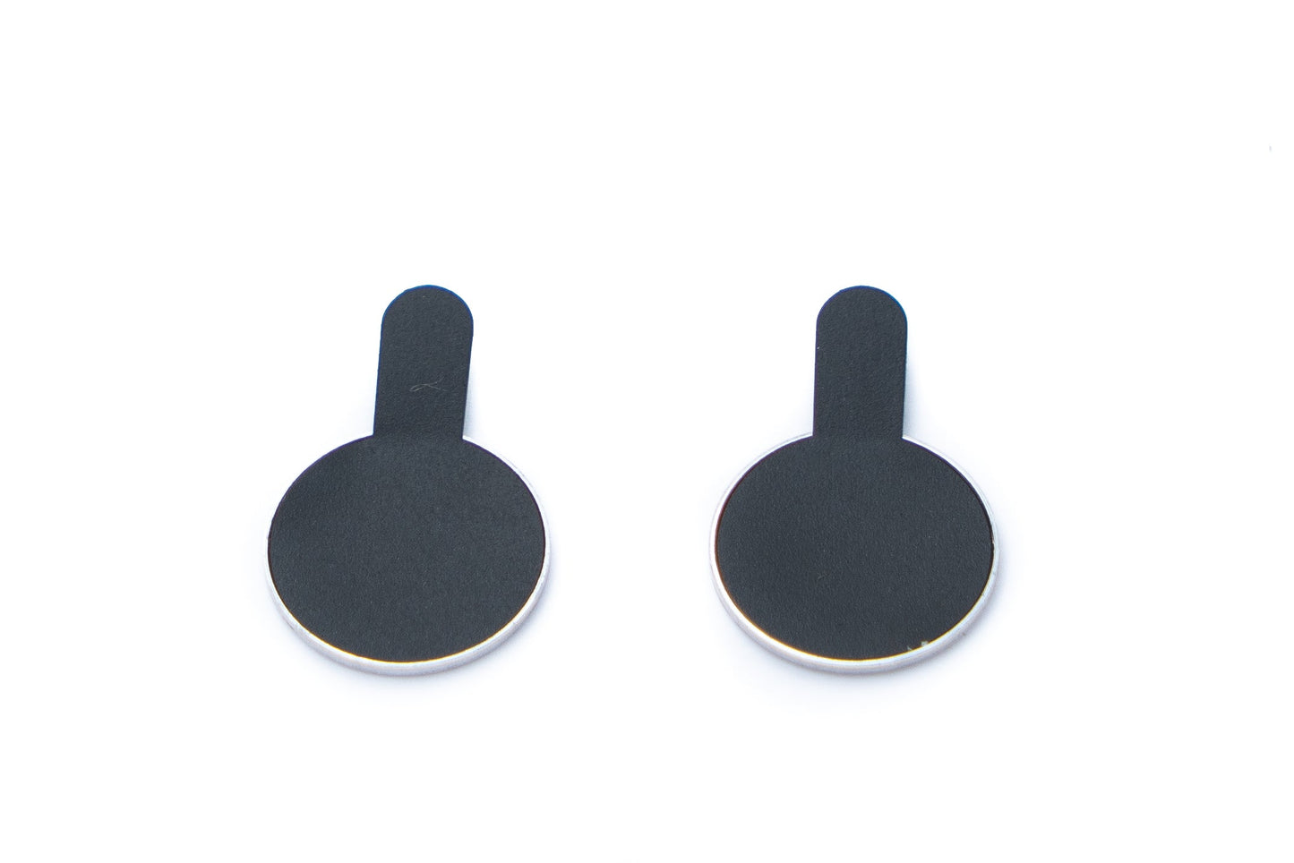 SYSTEM-S Kamera Schutz Linse Objektiv Abdeckung aus Glas Metall für iPhone 12 + Mini Grau