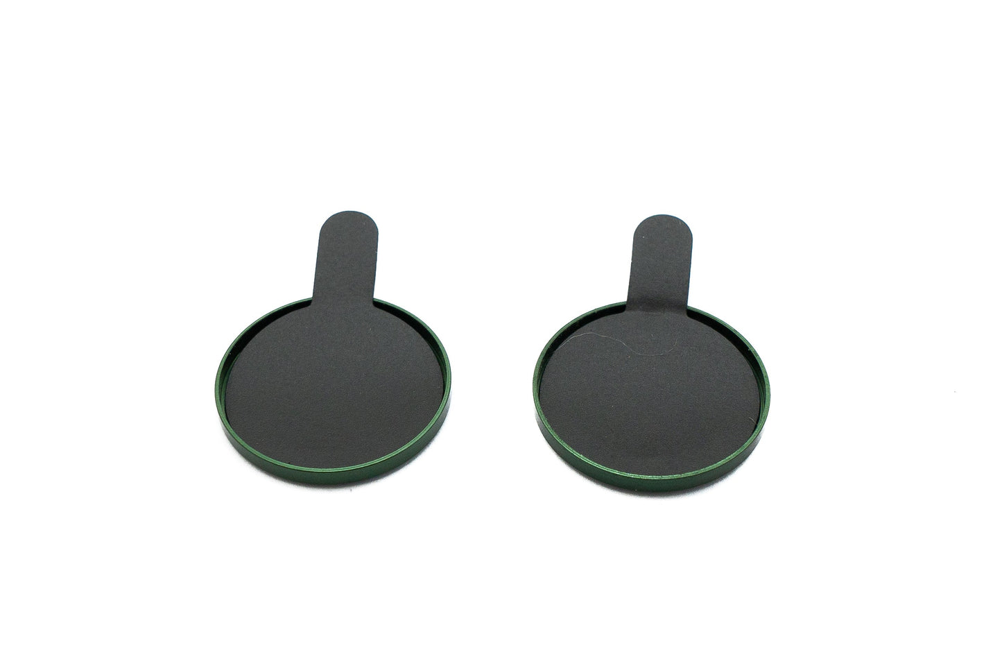 SYSTEM-S Camera Protection Lens Cover made of Glass Metal for iPhone 13 + Mini Green