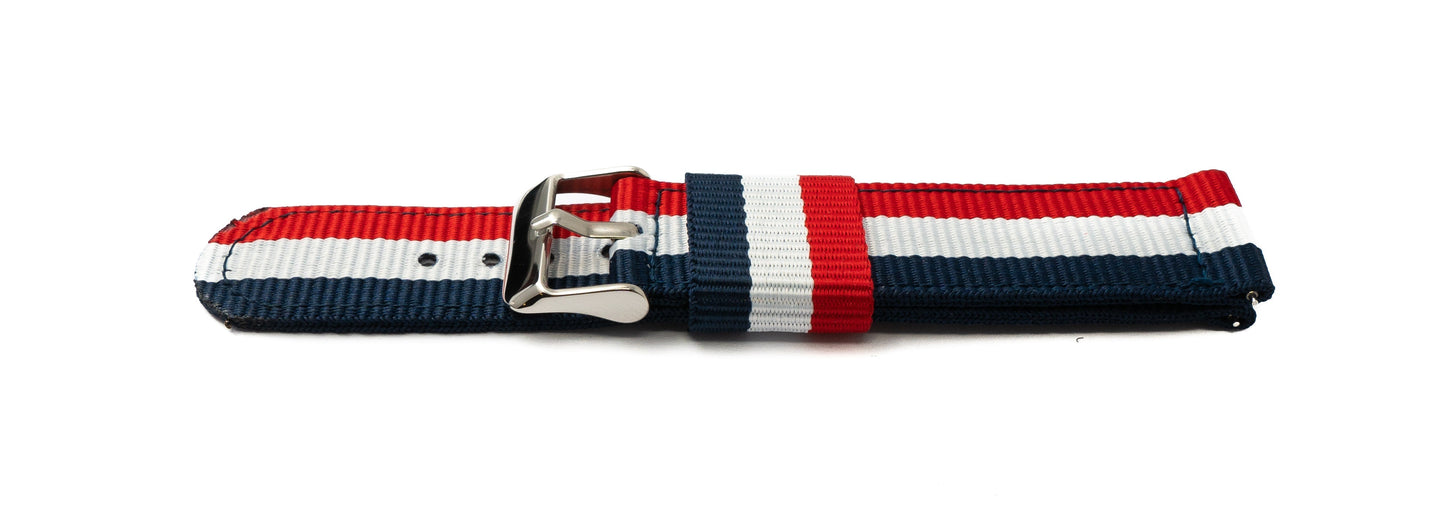 SYSTEM-S 20 mm nylon strap for Samsung Galaxy Watch 4 Smartwatch in color