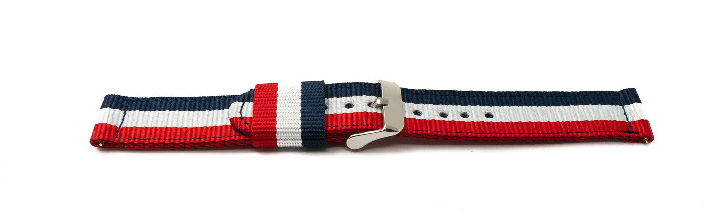 SYSTEM-S 20 mm nylon strap for Samsung Galaxy Watch 4 Smartwatch in color