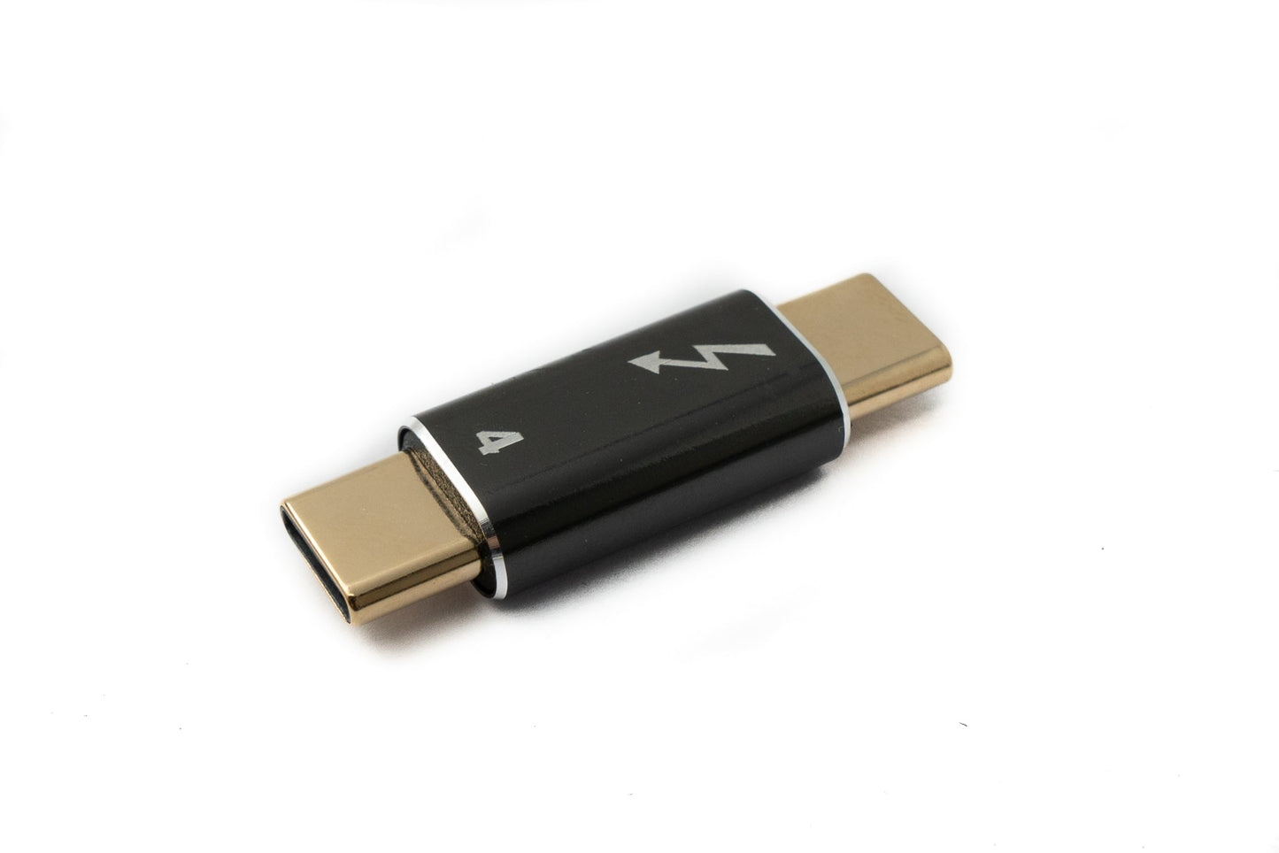 SYSTEM-S USB4 USB Adapter Typ C Stecker zu Stecker 40 Gbit/s USB 4.0 Kabel in Grau