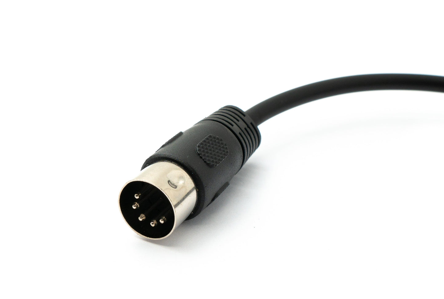 SYSTEM-S Audio Kabel 50 cm XLR 3 polig Buchse zu DIN 5 polig Stecker in Schwarz