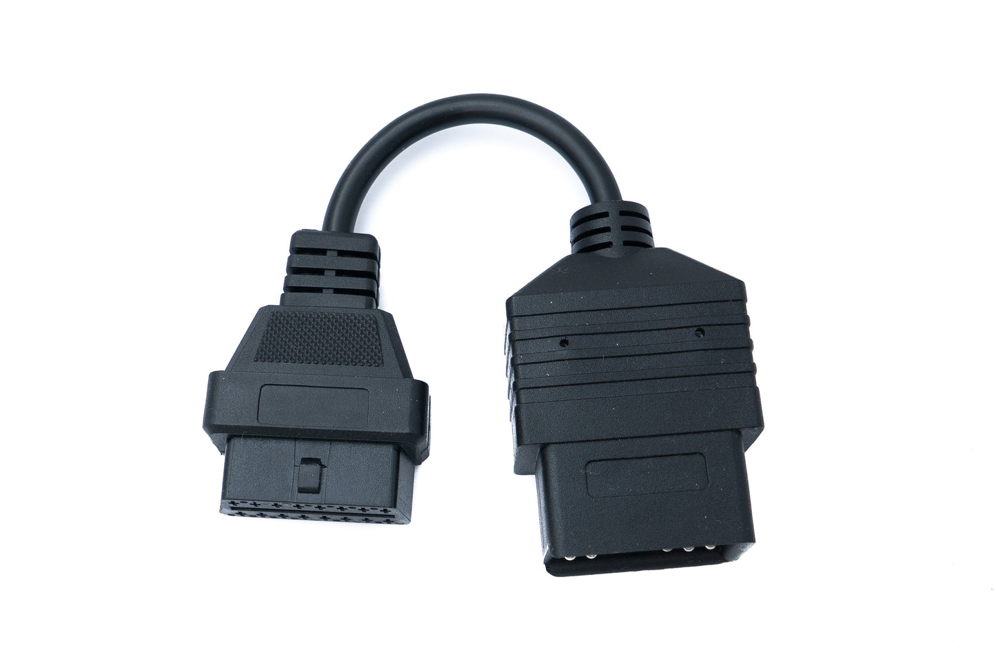 SYSTEM-S OBD Kabel 10 cm OBD 2 Buchse für Toyota 17pin in Schwarz für Auto Diagnose