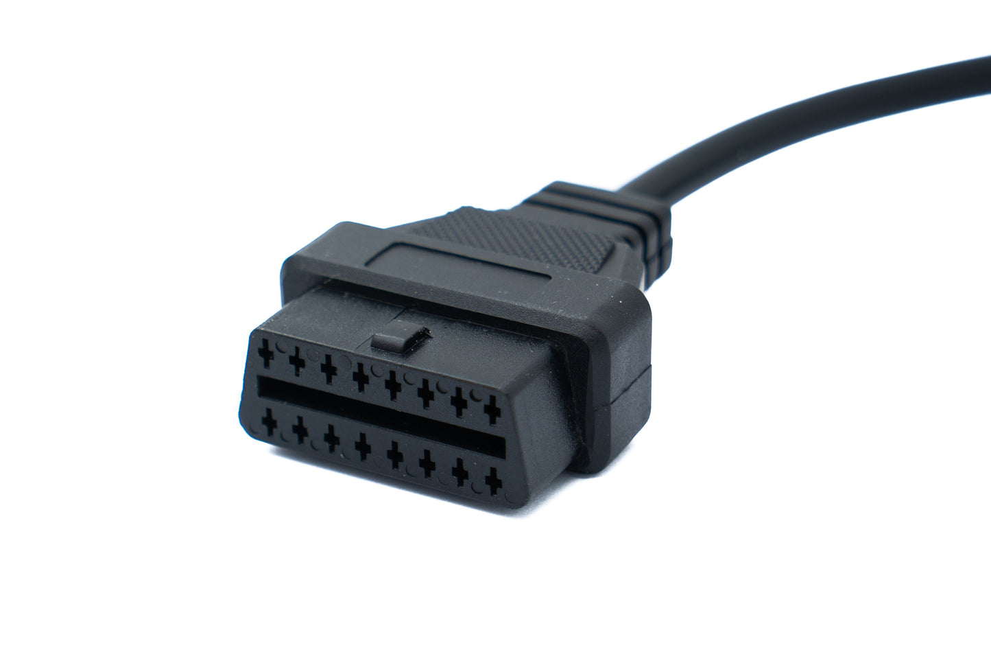 SYSTEM-S OBD Kabel 10 cm OBD 2 Buchse für Toyota 17pin in Schwarz für Auto Diagnose