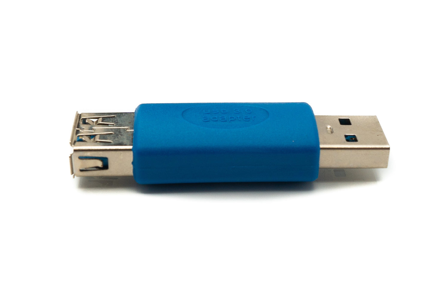 SYSTEM-S USB 3.0 Adapter Typ A Stecker zu Buchse Kabel in Blau