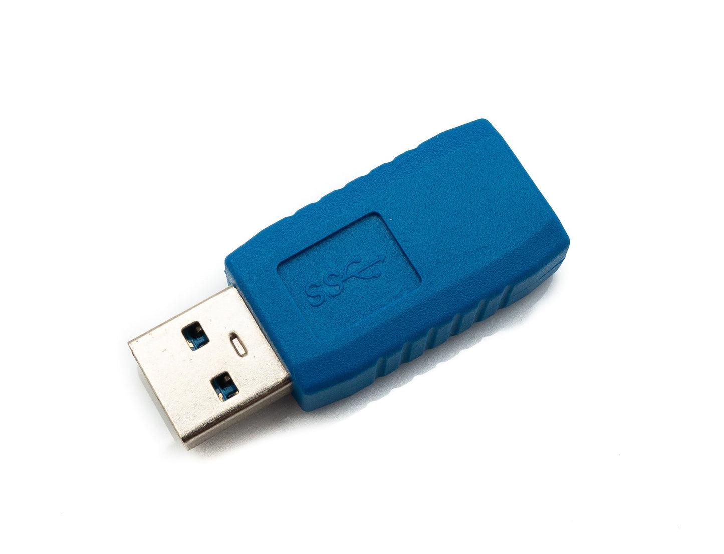 SYSTEM-S USB 3.0 Adapter Type A Male to Female Cable in Blue