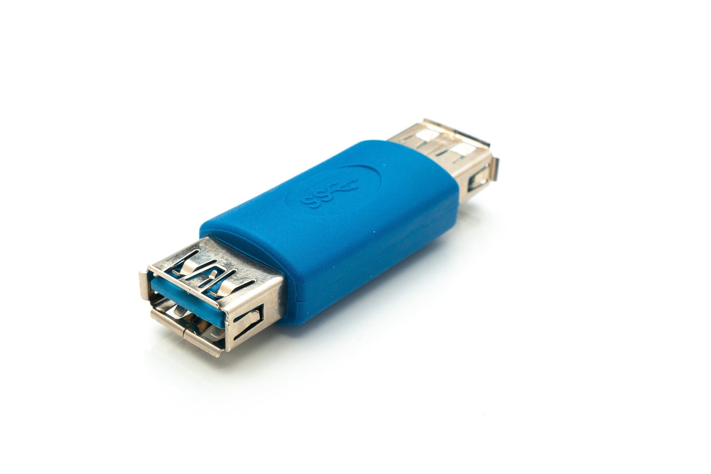 SYSTEM-S USB 3.0 Adapter Typ A Buchse zu Buchse Kabel in Blau