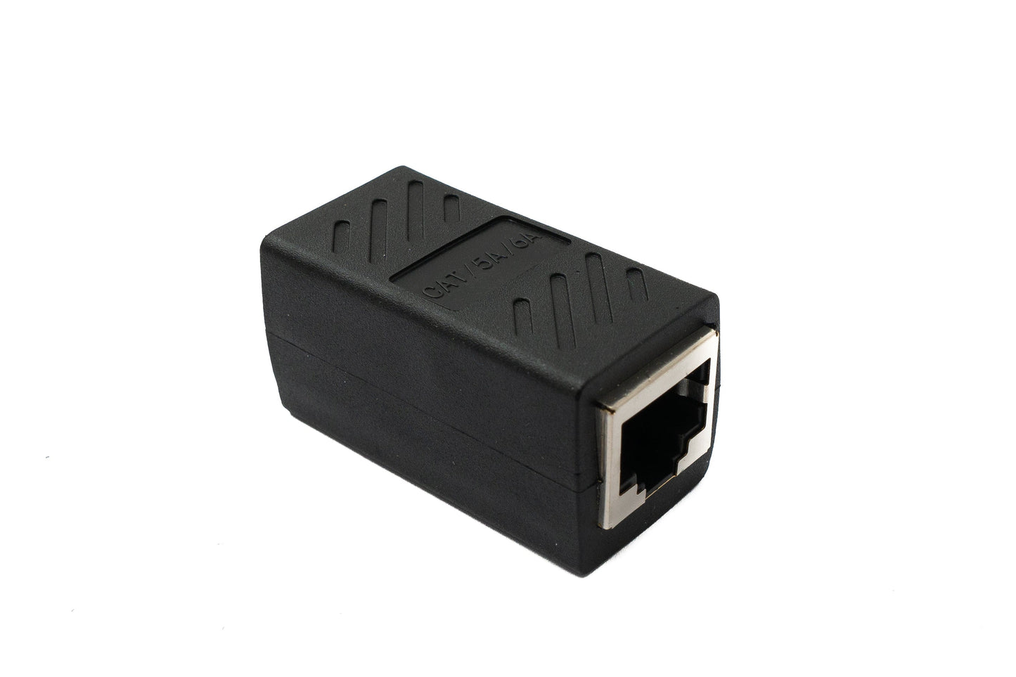SYSTEM-S LAN Adapter RJ45 Buchse zu Buchse Kabel in Schwarz