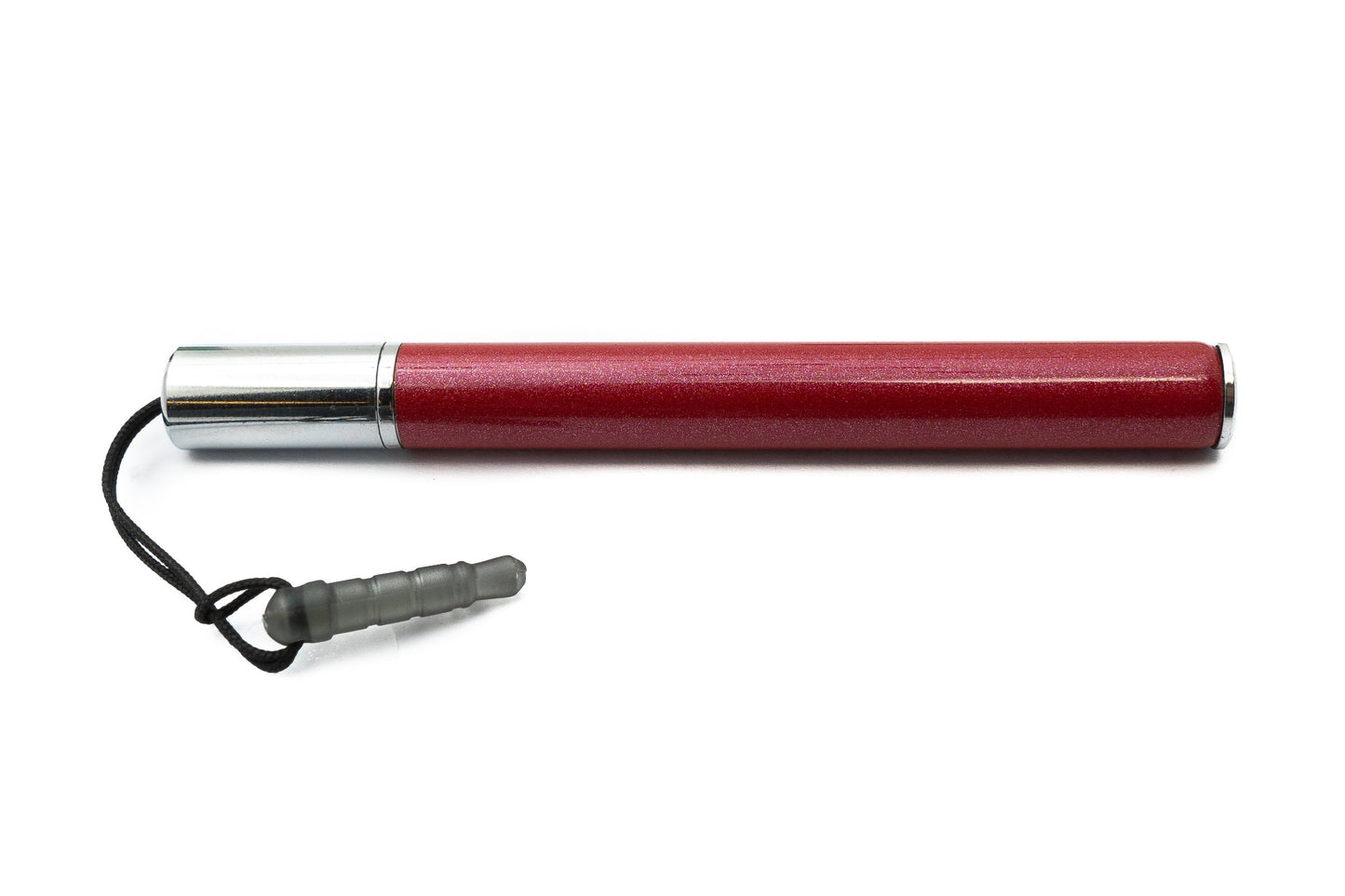 SYSTEM-S Touchpen Stylus aus Aluminium in Rot für Tablet Smartphone Laptop Surface